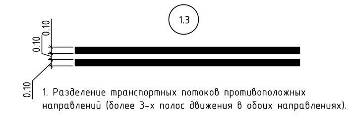 Схема разметки 1.3