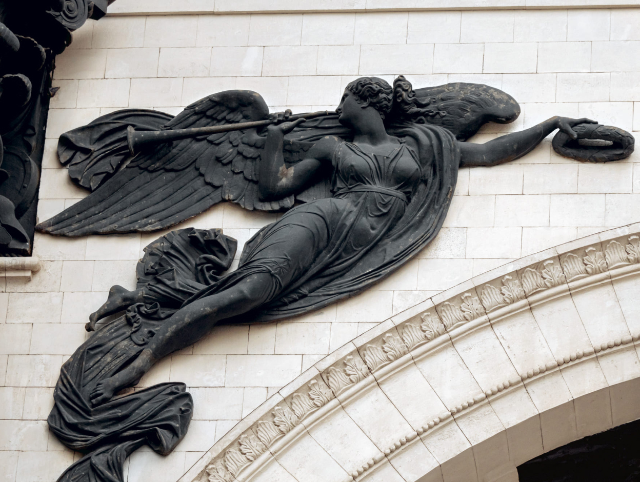 Элементы декора Триумфальных ворот на Кутузовском проспекте