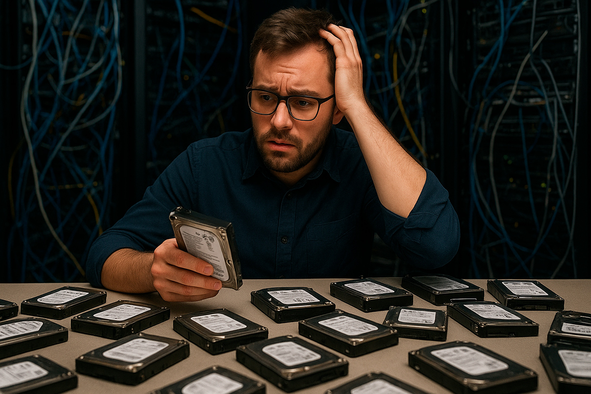 Айтишник забыл на каком диске хранятся резервные копии