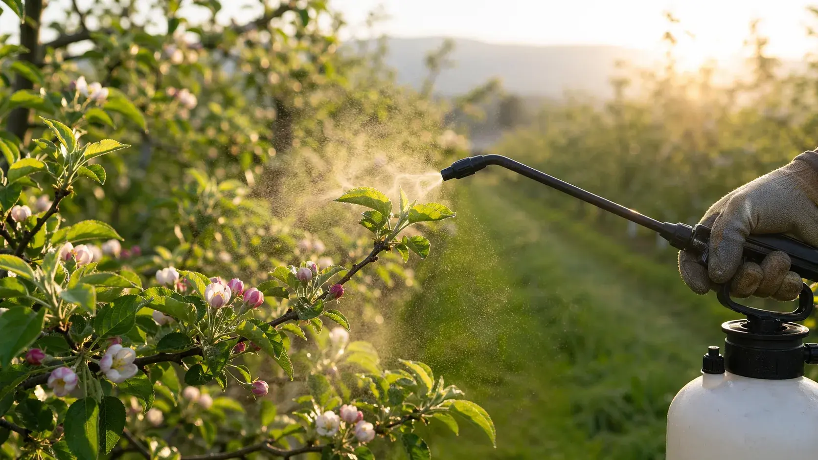 Весенняя обработка яблони