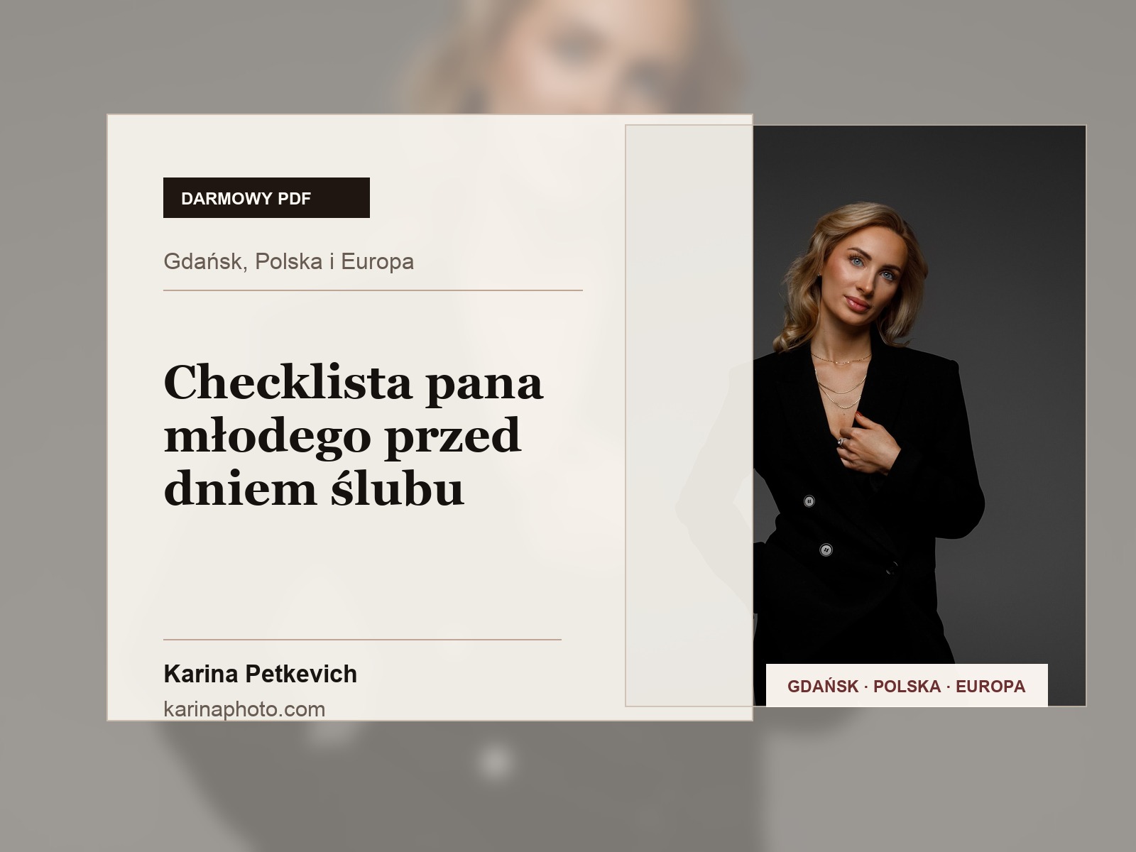 Checklista pana młodego przed ślubem: co zrobić przed dniem ślubu