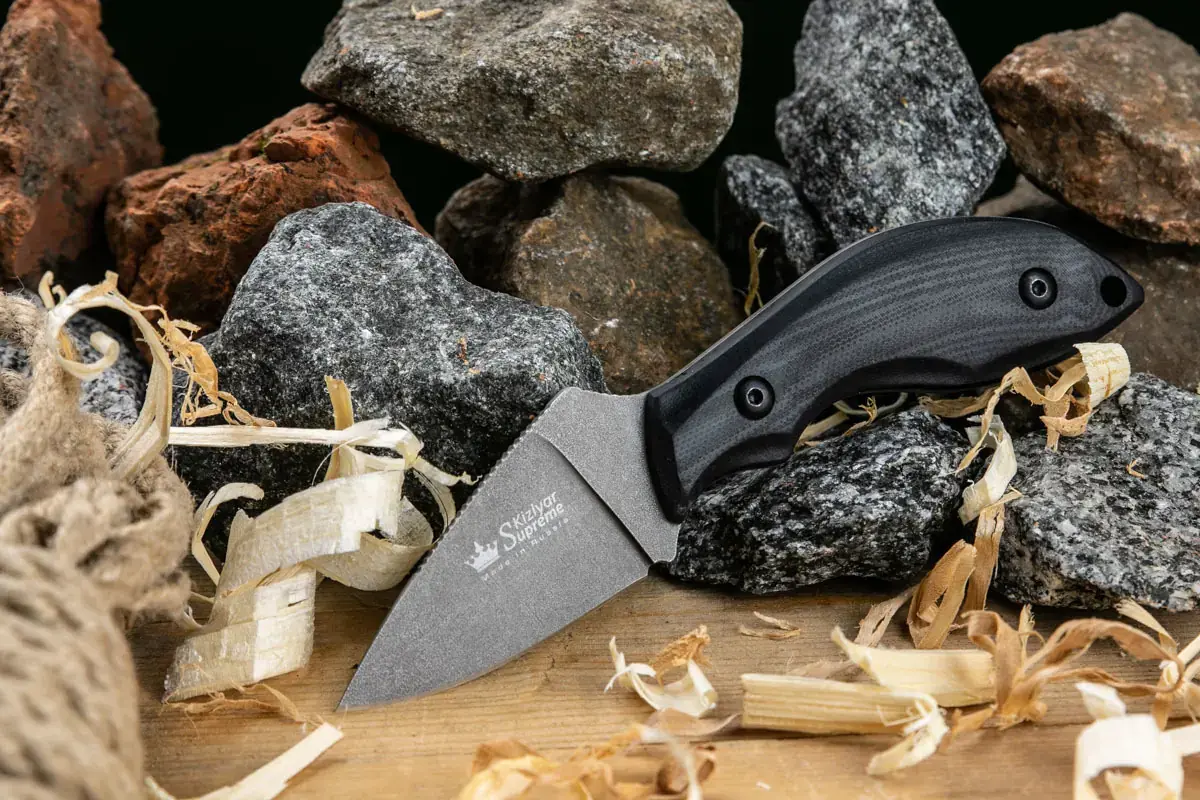 Hammy PGK compact knife and leather sheath