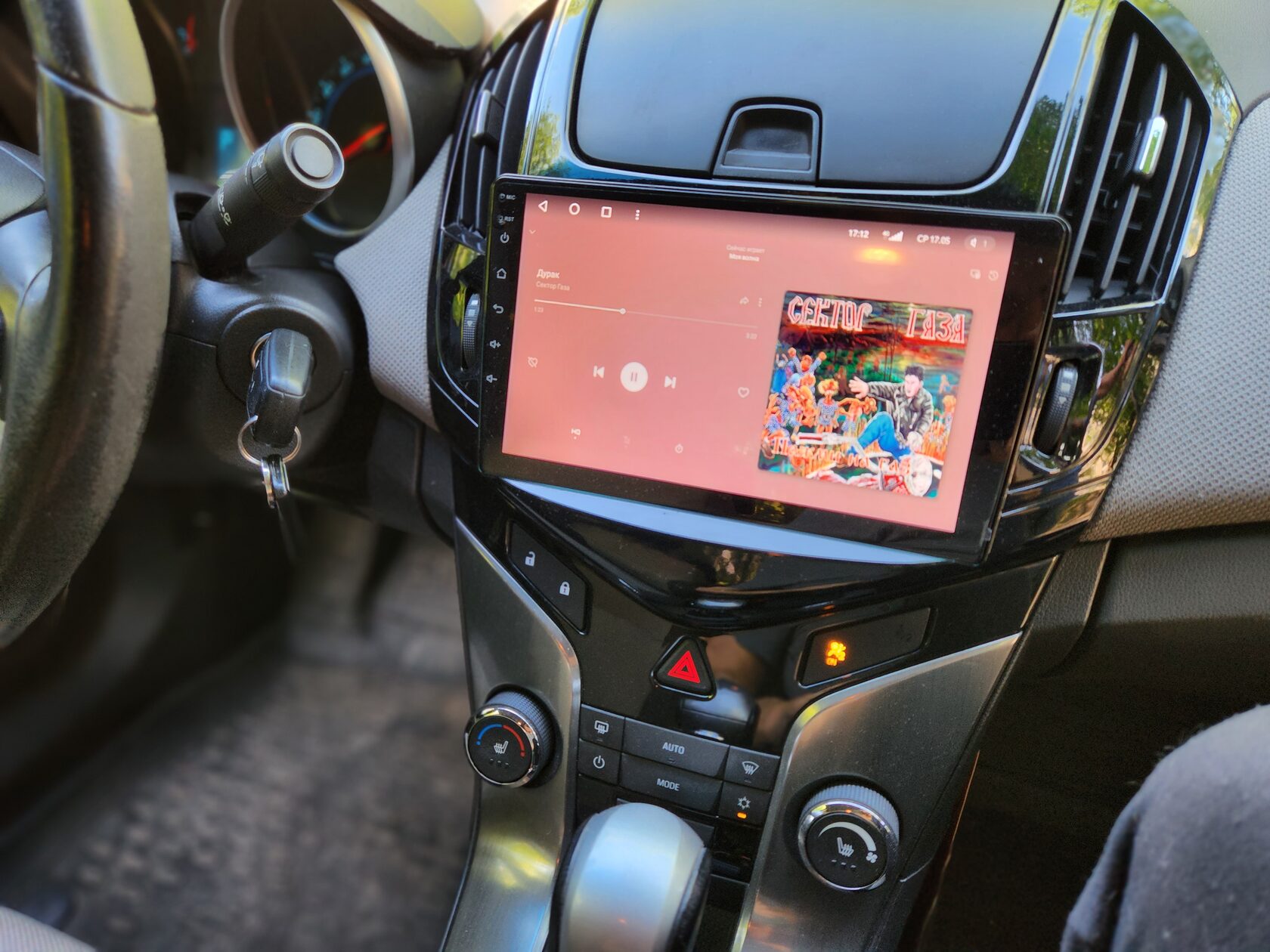 установка андройд  Chevrolet Cruze