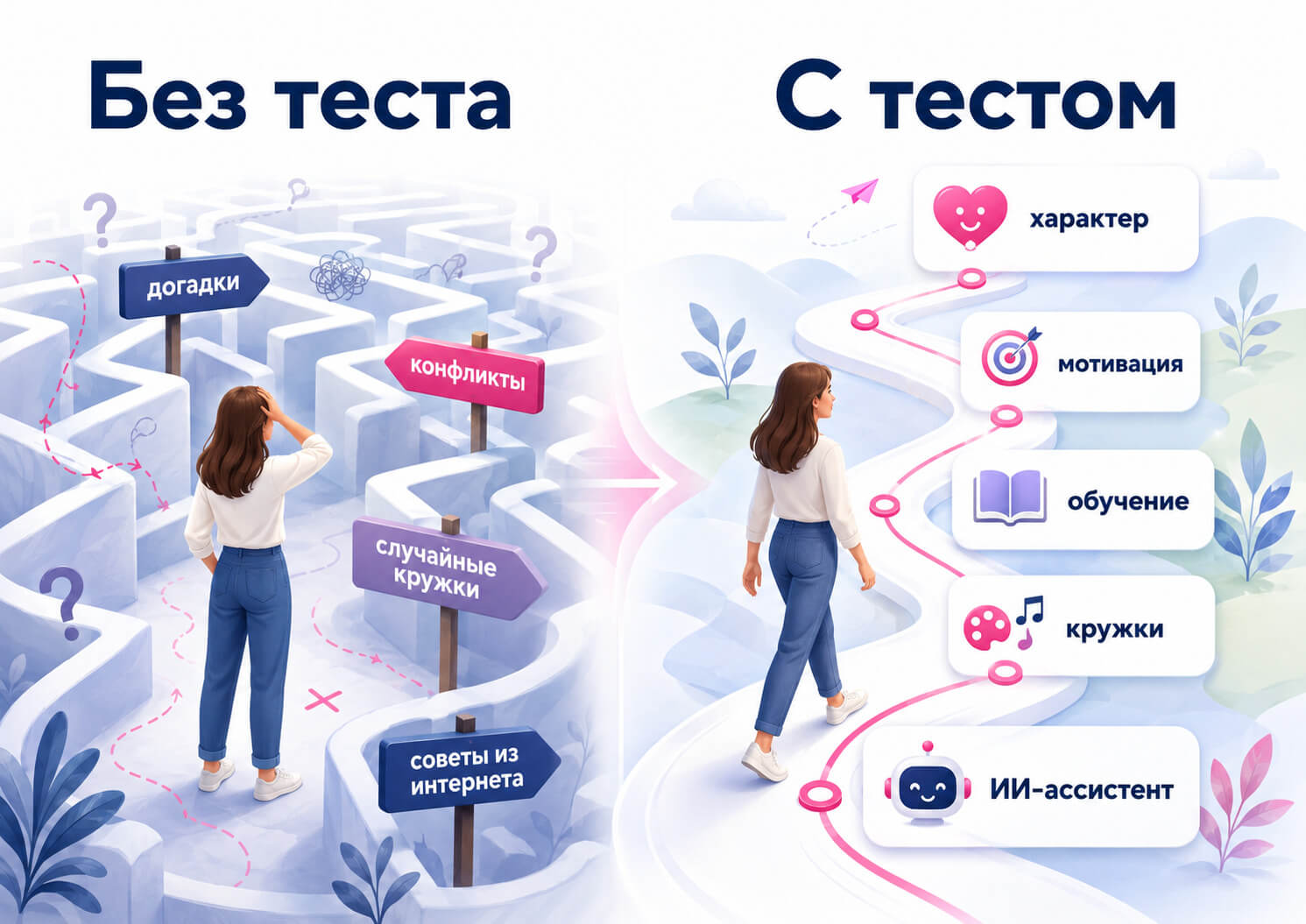 Лабиринт проб и ошибок vs карта развития