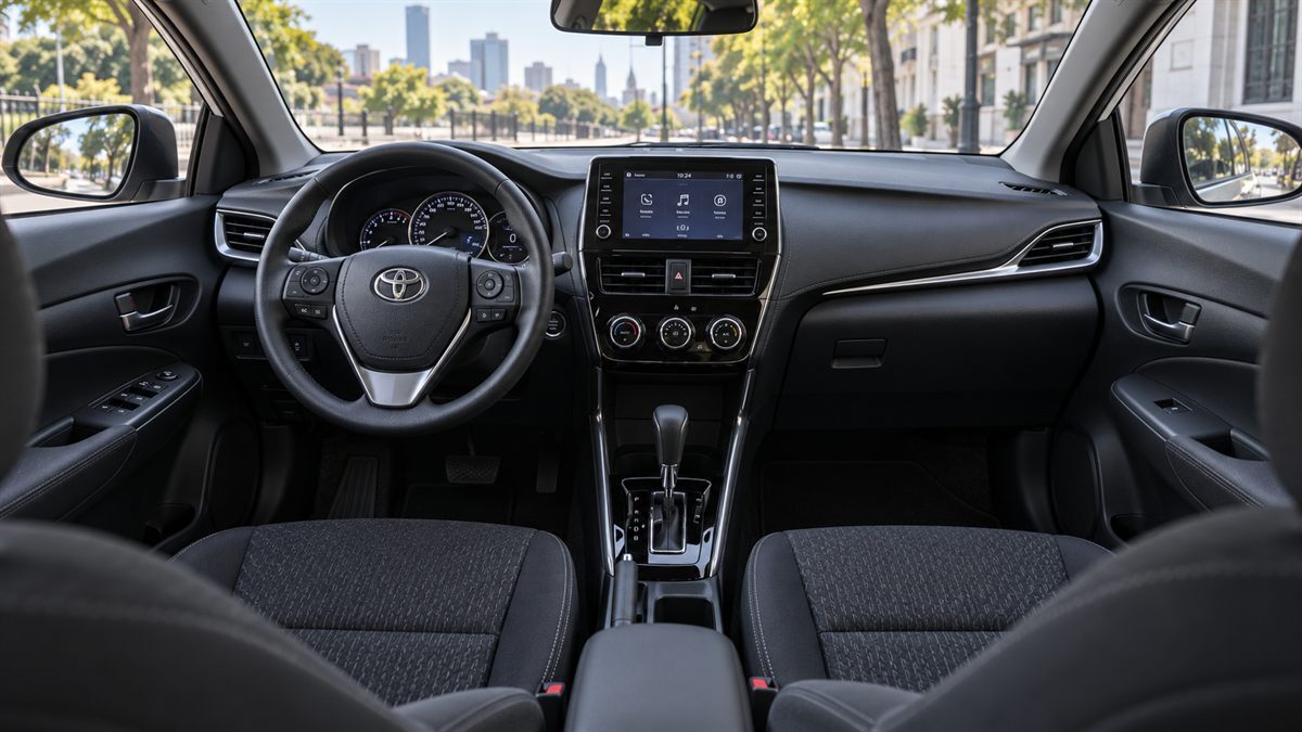 Toyota Yaris XS CVT 2025 #4 — белый, фото 4