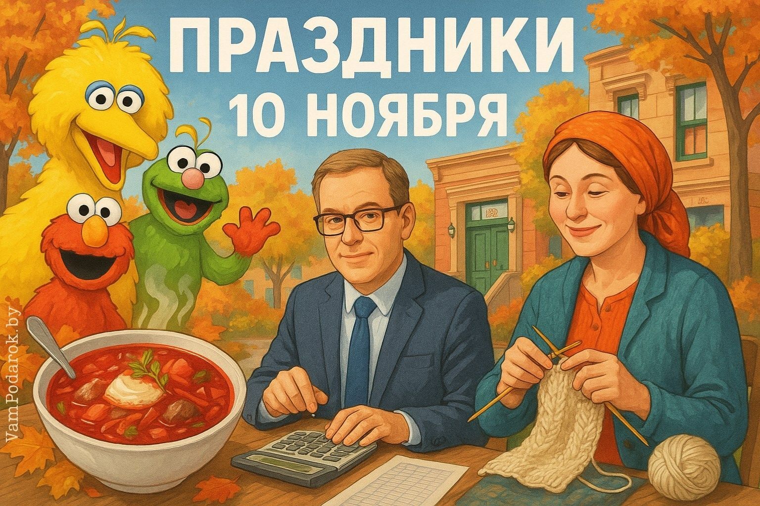 Праздники 10 ноября 2025 года – открытки и картинки