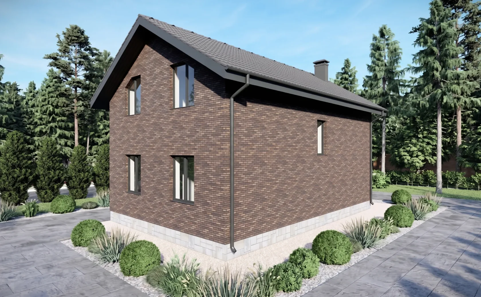 Индивидуальный двухэтажный дом 127 м²: изображение 4