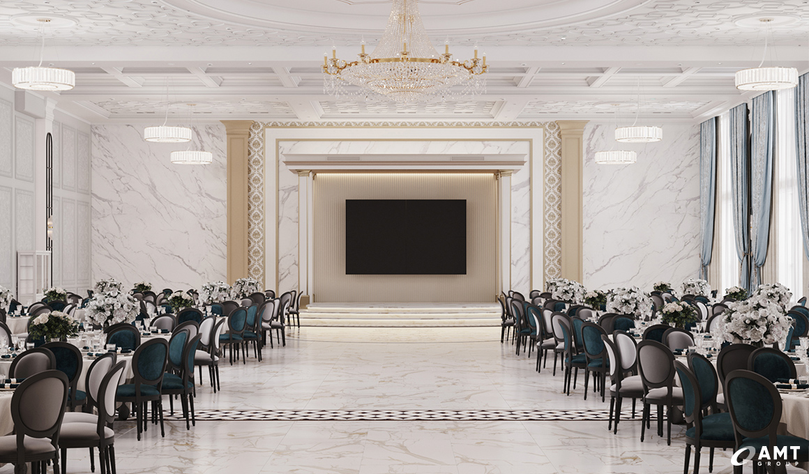 Банкетный зал дома торжеств Prince Palace