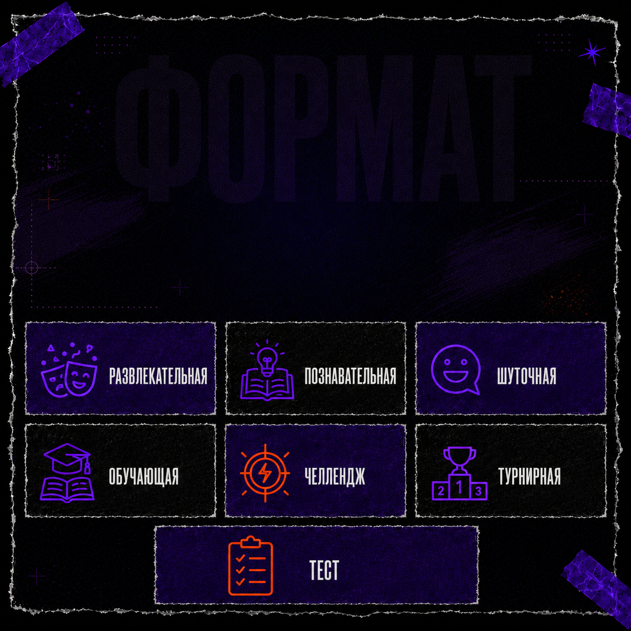 Форматы игры