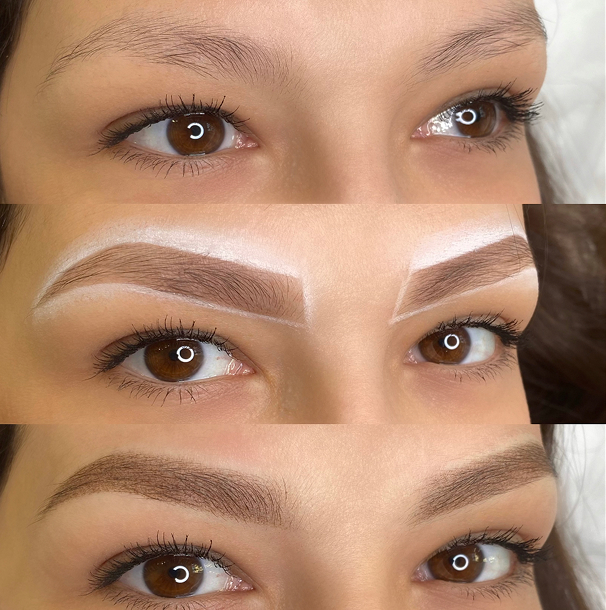 натуральный перманент бровей Москва