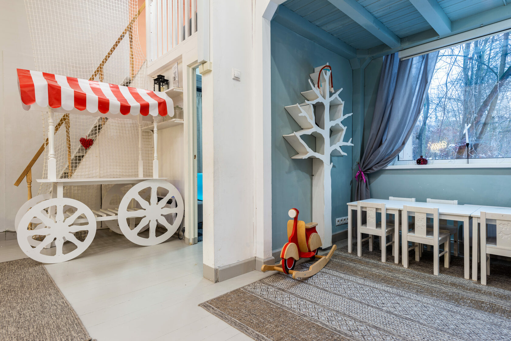 Детский лофт в Москве в парке Сокольники BabySpace LOFT