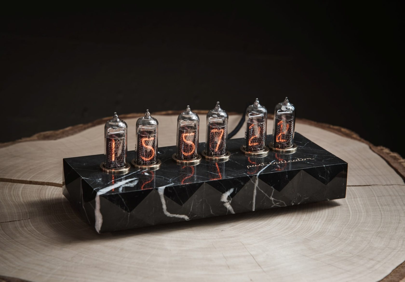 Ламповые часы Сатурн 5. Купить газоразрядные часы Сатурн 5 от Past ...