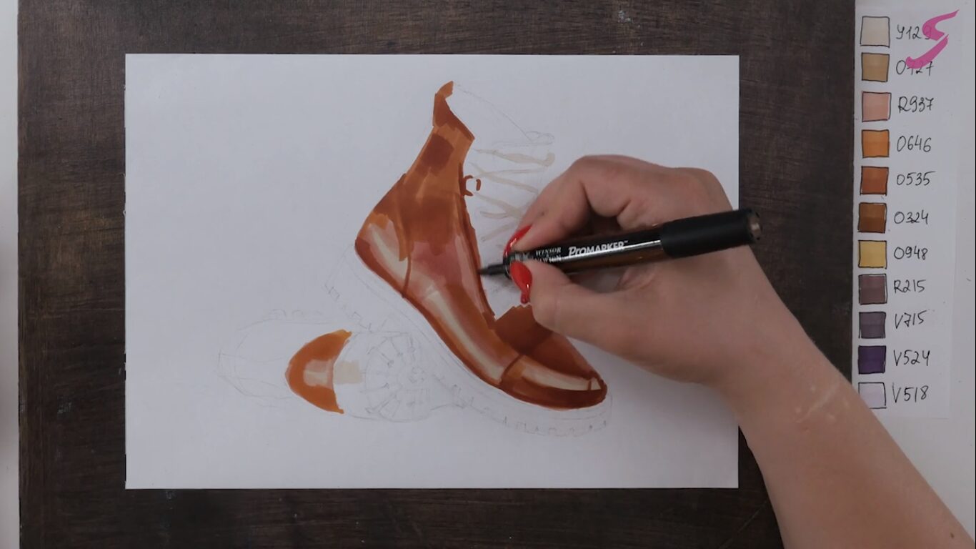 Как нарисовать обувь