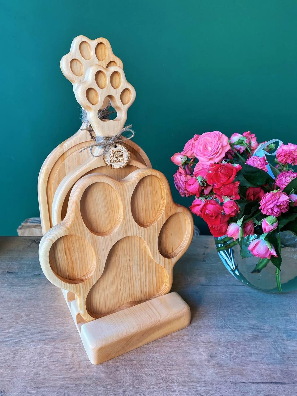 Набор на подставке «Лапки»