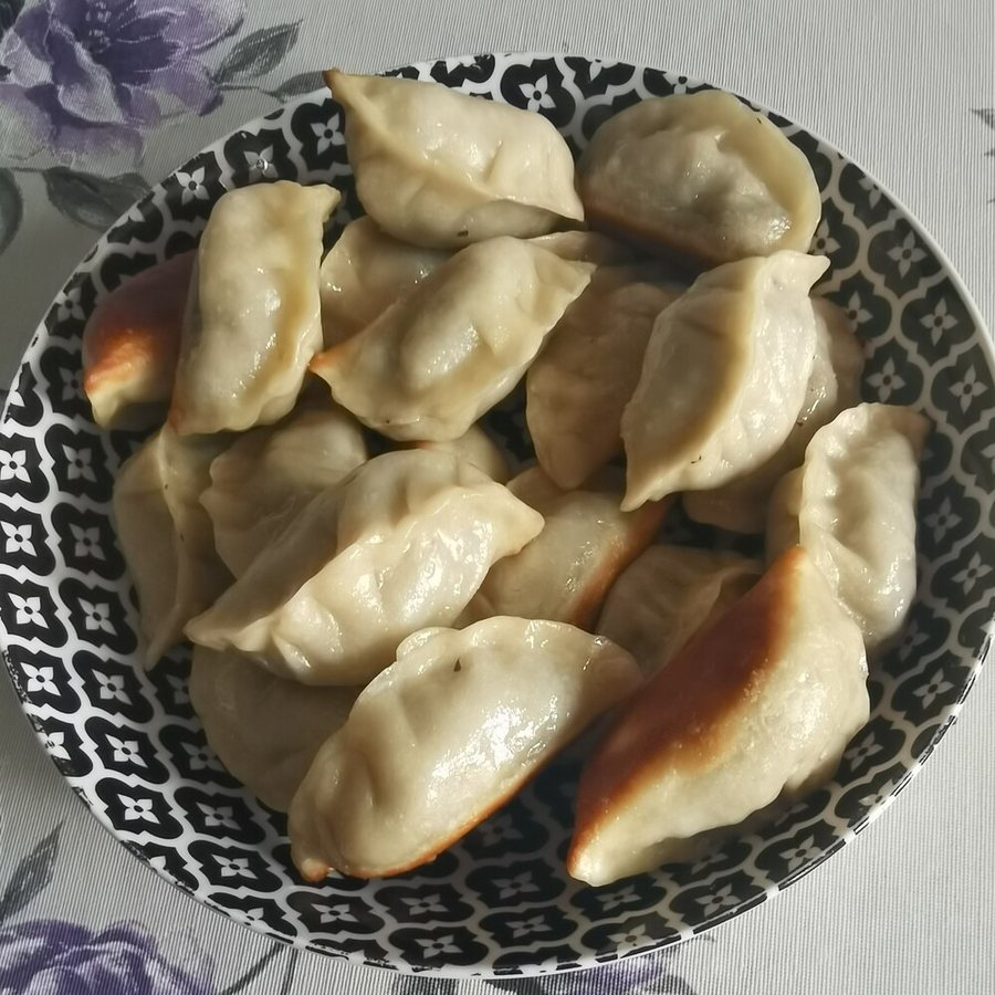 Гёдза с грибами и тофу ученицы Галины Бугайчук