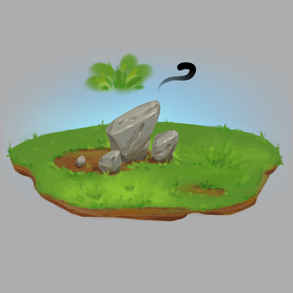 Как нарисовать траву в Photoshop, SAI - простой туториал от NewArtSchool
