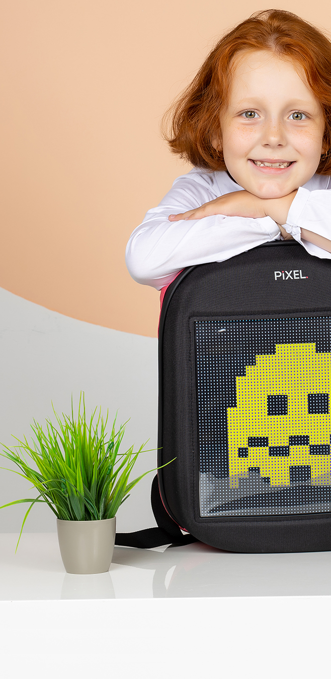 Pixel Bag - Интерактивный рюкзак с дисплеем