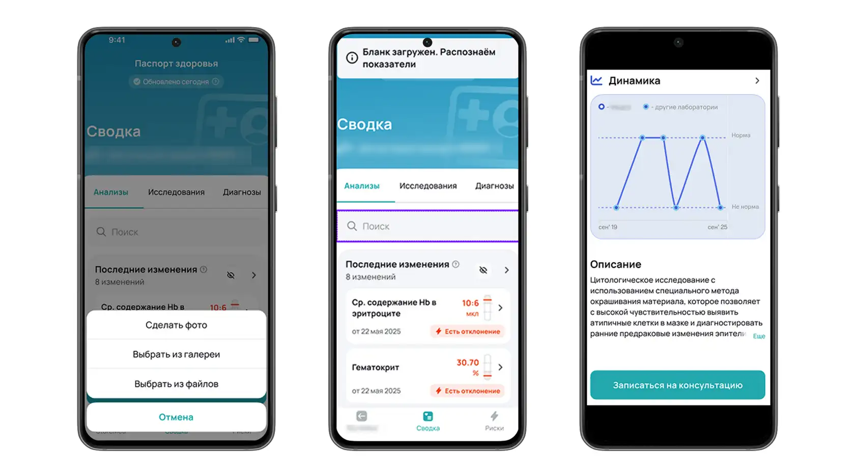 ИИ-система распознавания медицинских бланков для сети медклиник