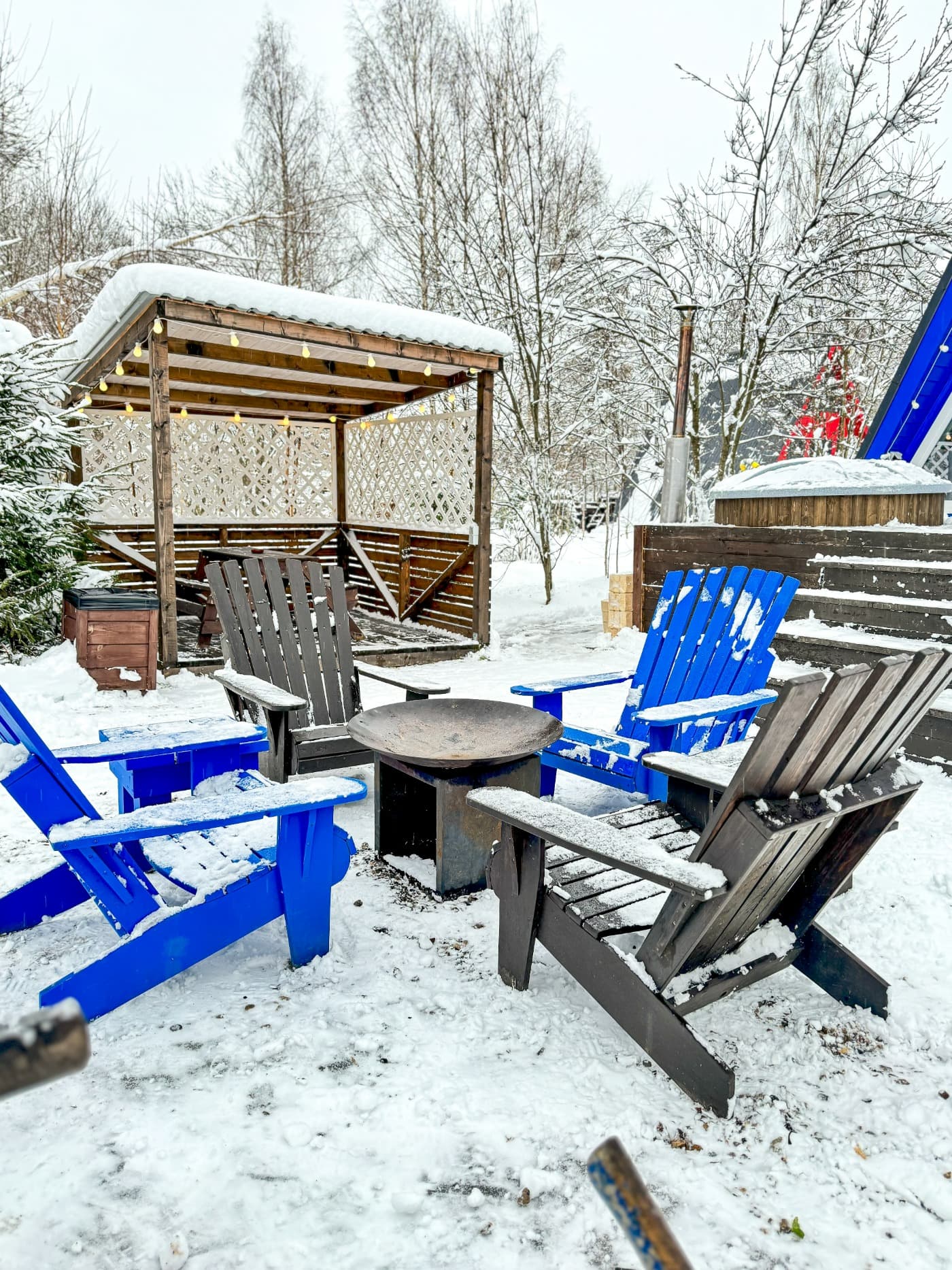 А у реки, глэмпинг