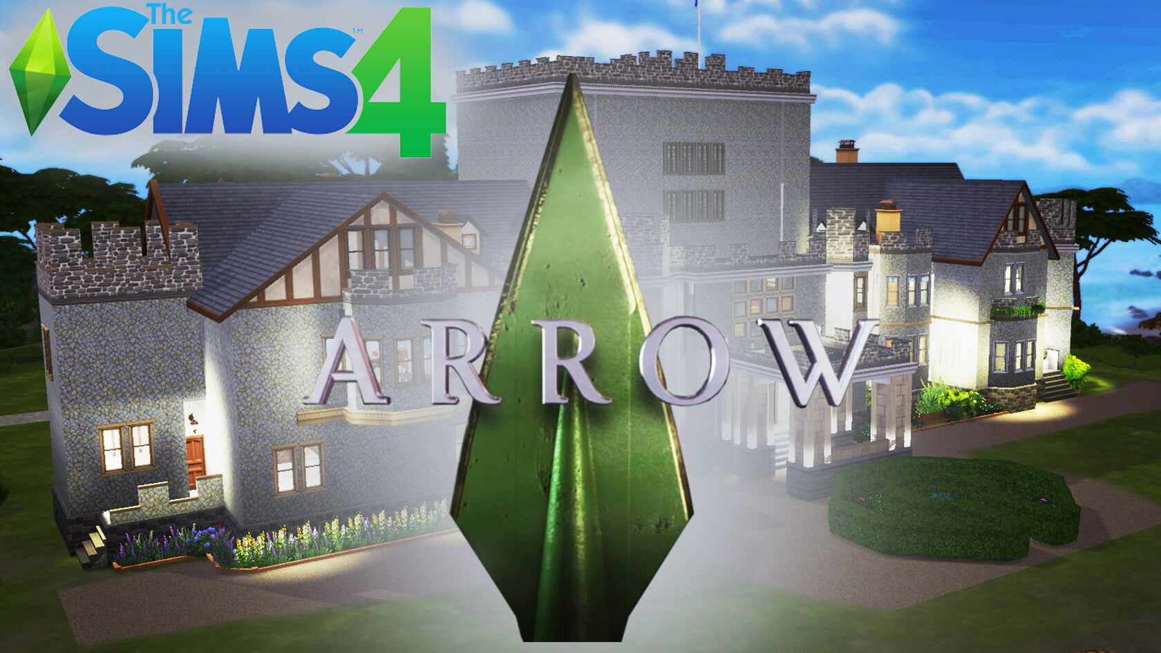 ARROW - Строим в The Sims 4 дом Оливера Квина из сериала Стрела