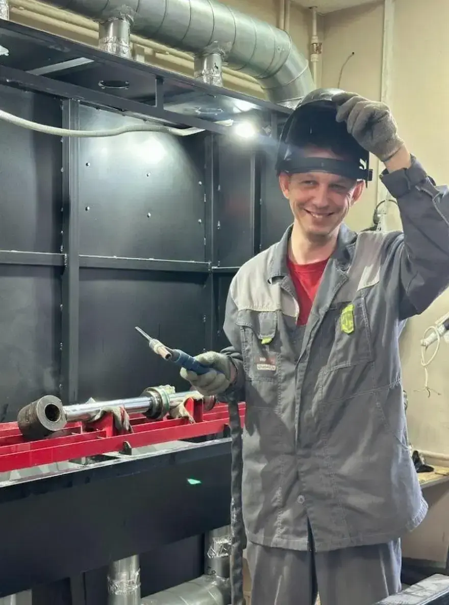 Завершённый ремонт гидроцилиндра