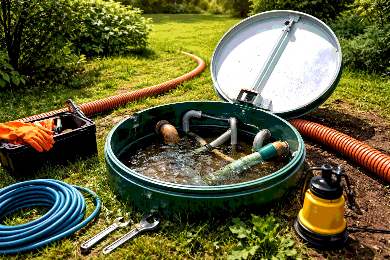 Колодец во дворе