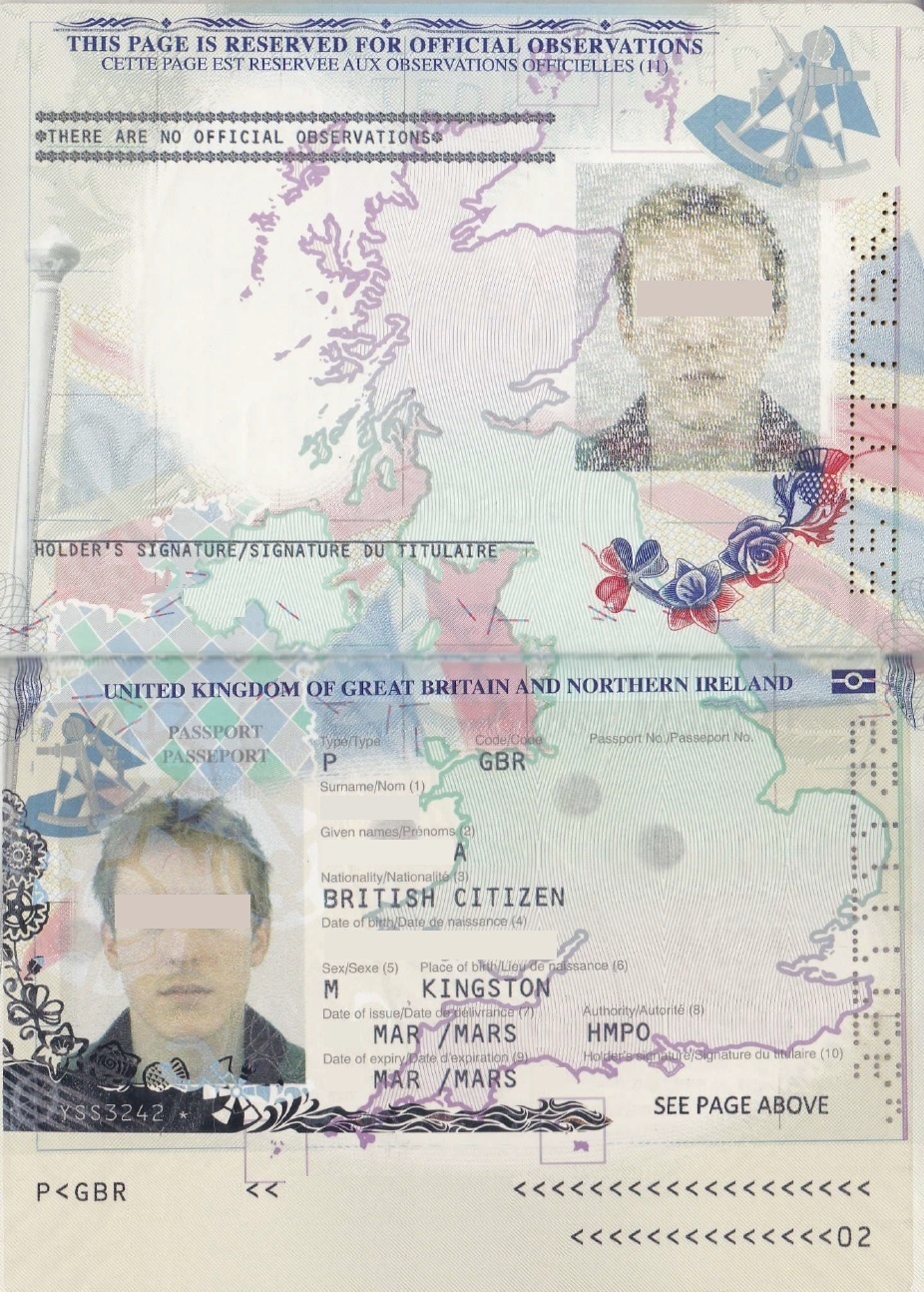 British passport_Russian translation