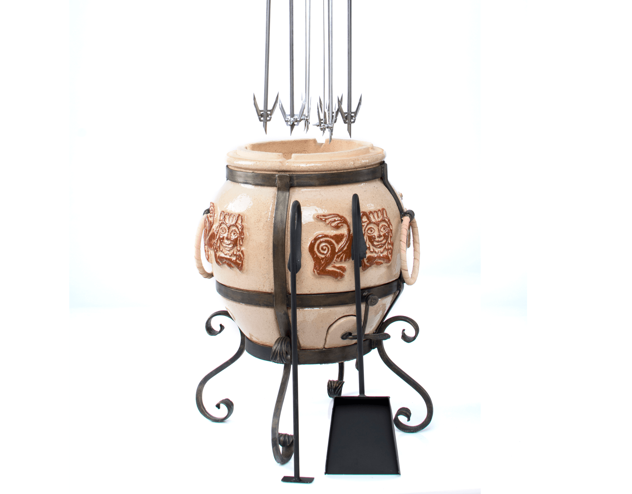 Купить тандыр ручной работы "Форма Вкуса" с механизмом откидной крышки ...
