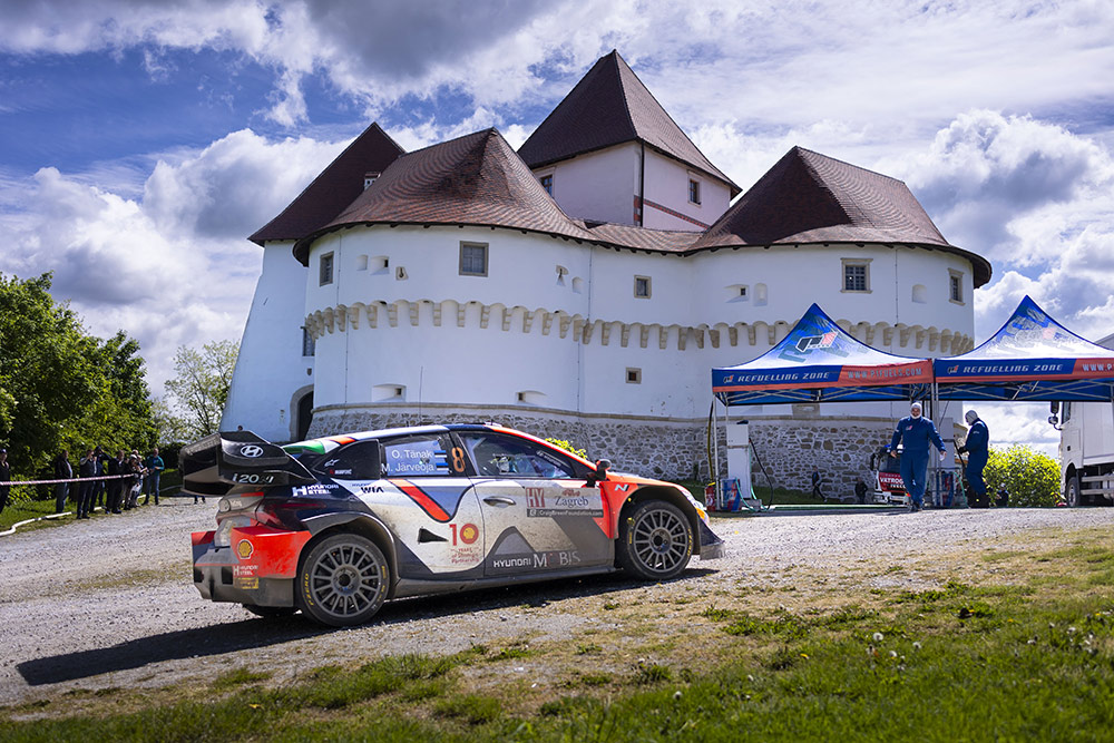 Отт Тянак и Мартин Ярвеоя, Hyundai i20 N Rally1 (ALZ WR 931), ралли Хорватия 2024