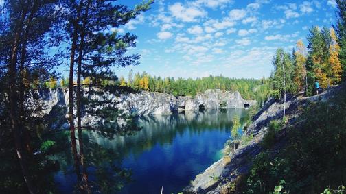 Рускеала в мае фото