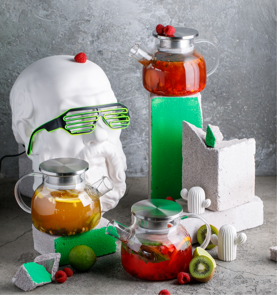 Чайники с авторским чаем