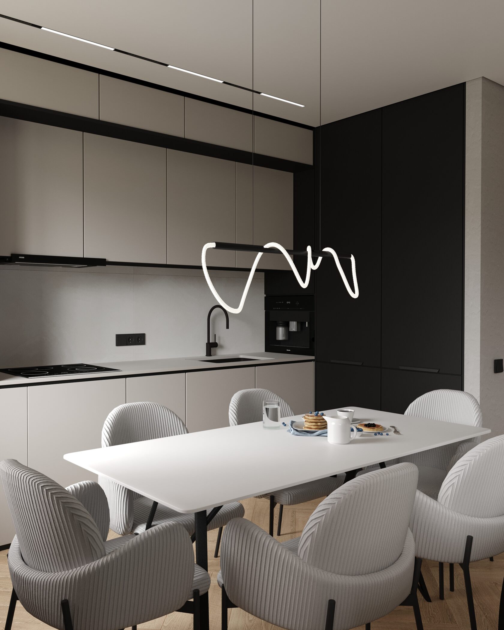 интерьер спальни в квартире 