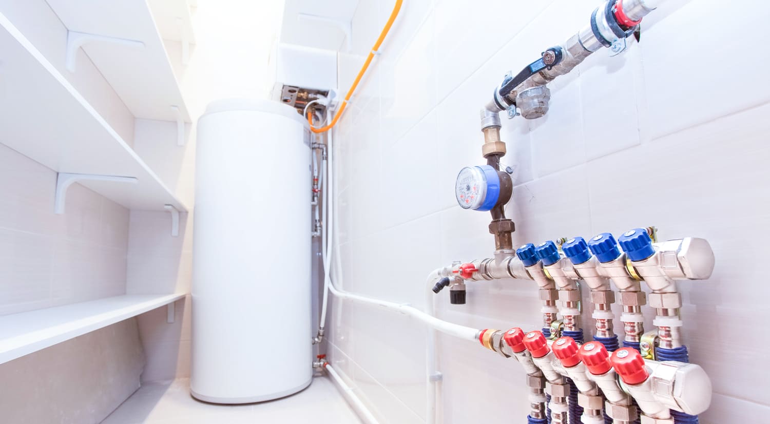 установка водонагревателя