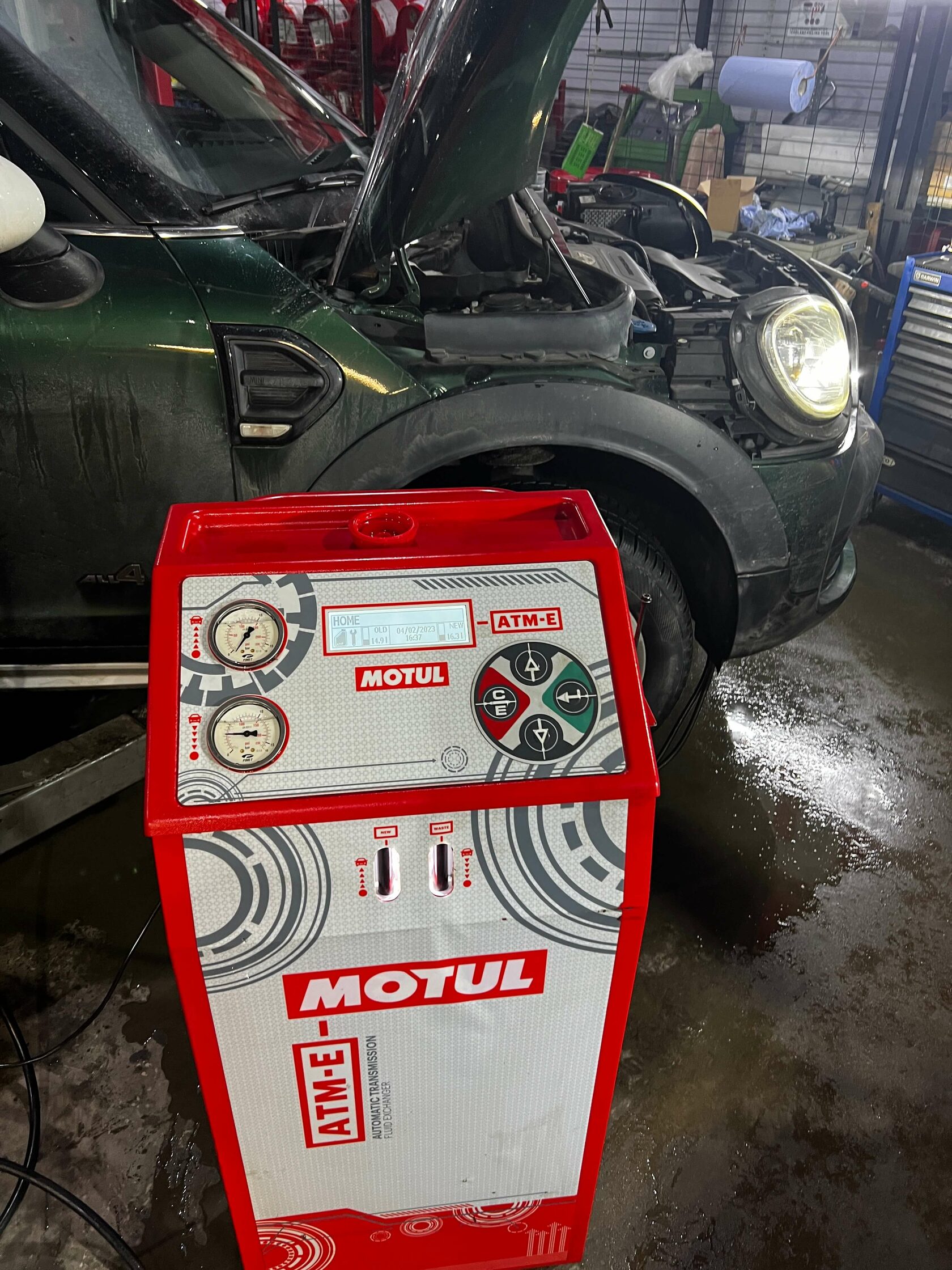 Тестовый запуск и давление в АКПП