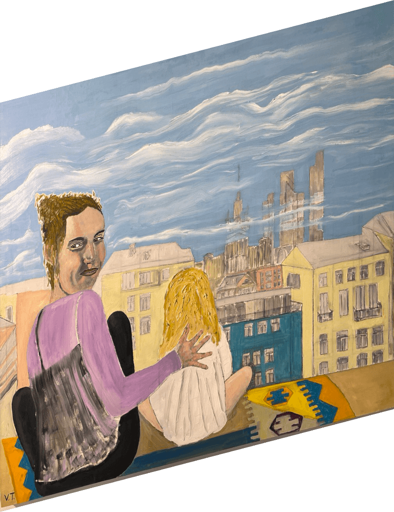 Картина "Москва, Патрики" в исполнении Владимира Михайловича Толкачева