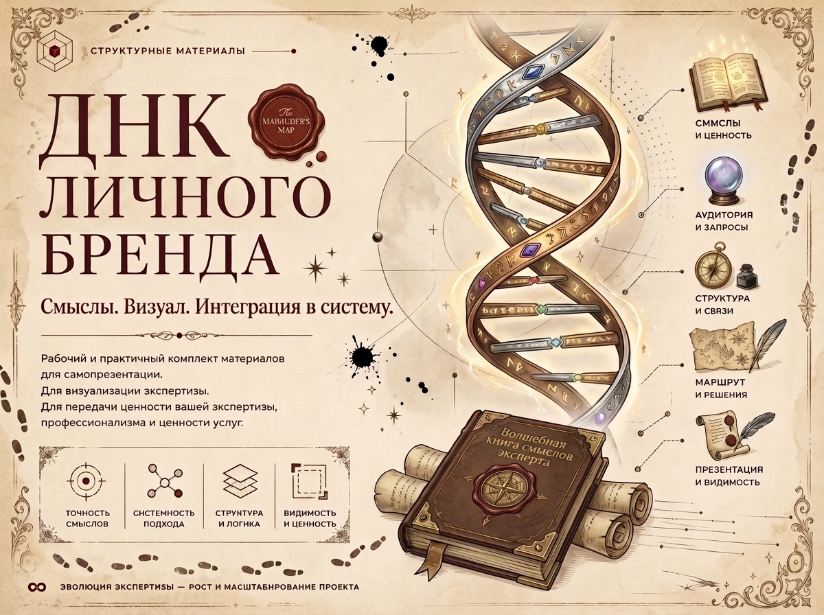 Карта ДНК личного бренда