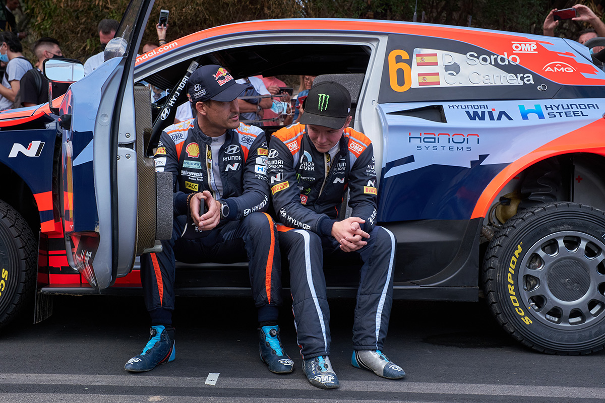 Дани Сордо и Оливер Сольберг, Hyundai i20 Coupe WRC, ралли Акрополь 2021
