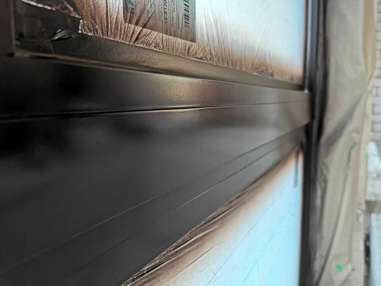 граффити на стекле после полировки Glass Gloss