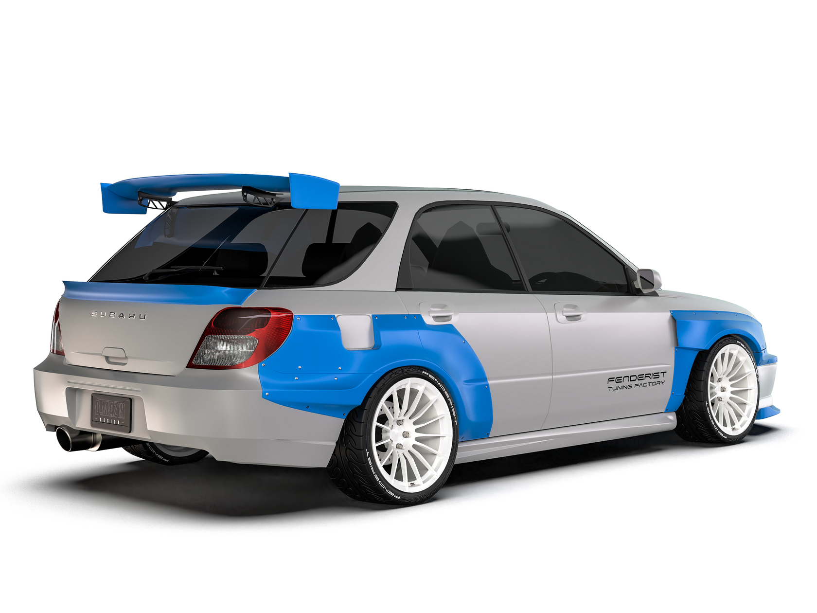 Front Lip Spoiler SUBARU IMPREZA WAGON WRX / STI 00-03