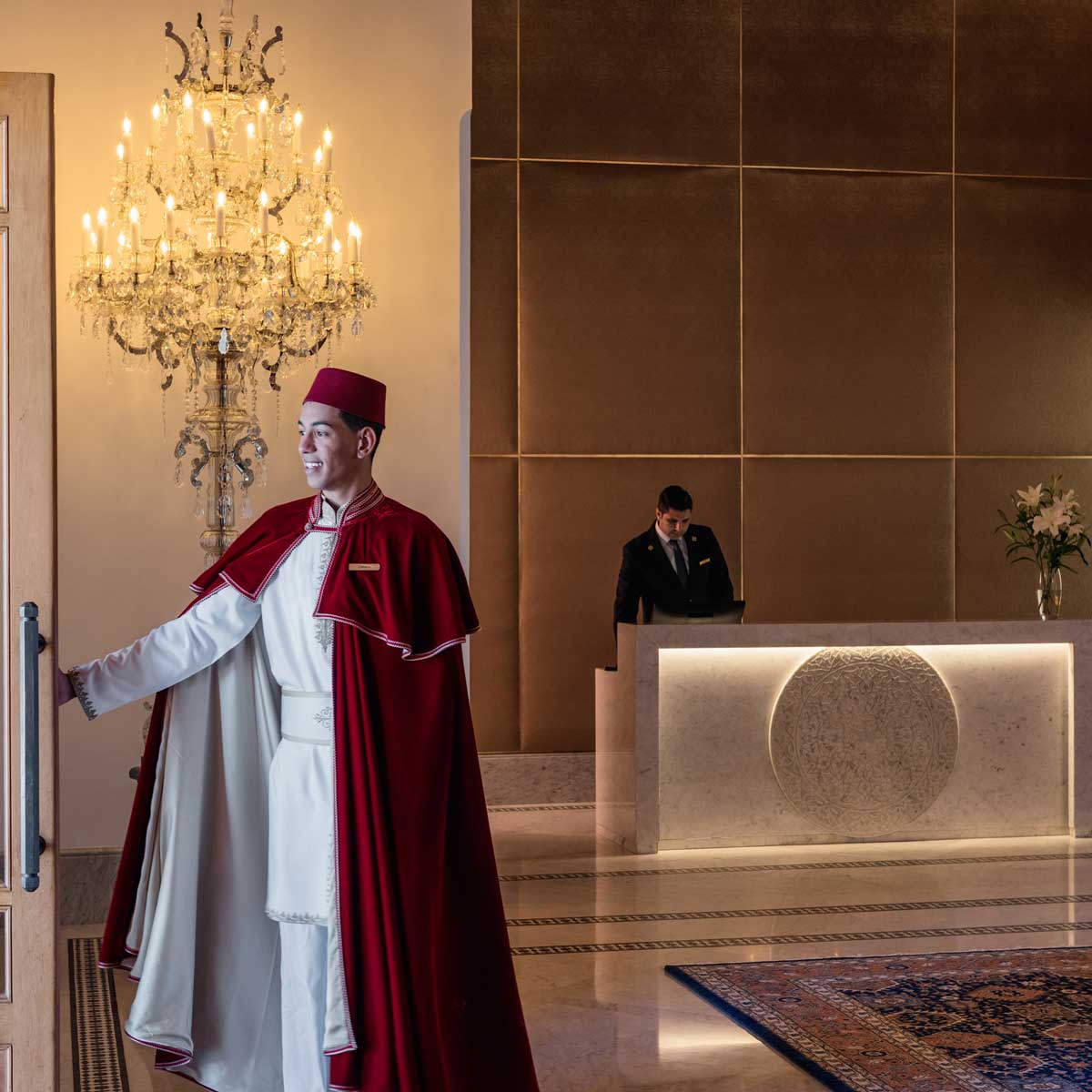 На фото: отель The Oberoi Marrakech в Марракеше, Марокко