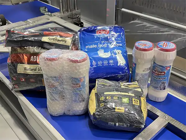 Товары для животных в защитной упаковке