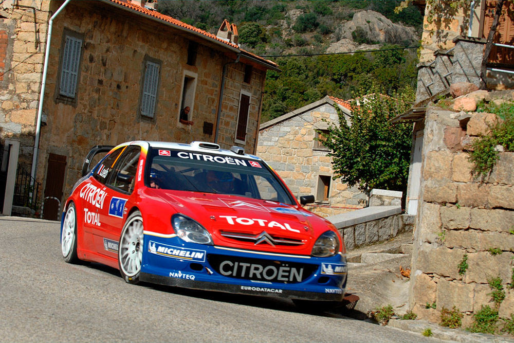 Себастьен Лёб и Даниэль Элена, Citroën Xsara WRC (583 DEX 78), ралли Тур де Корс 2005/Фото: Ralph Hardwick