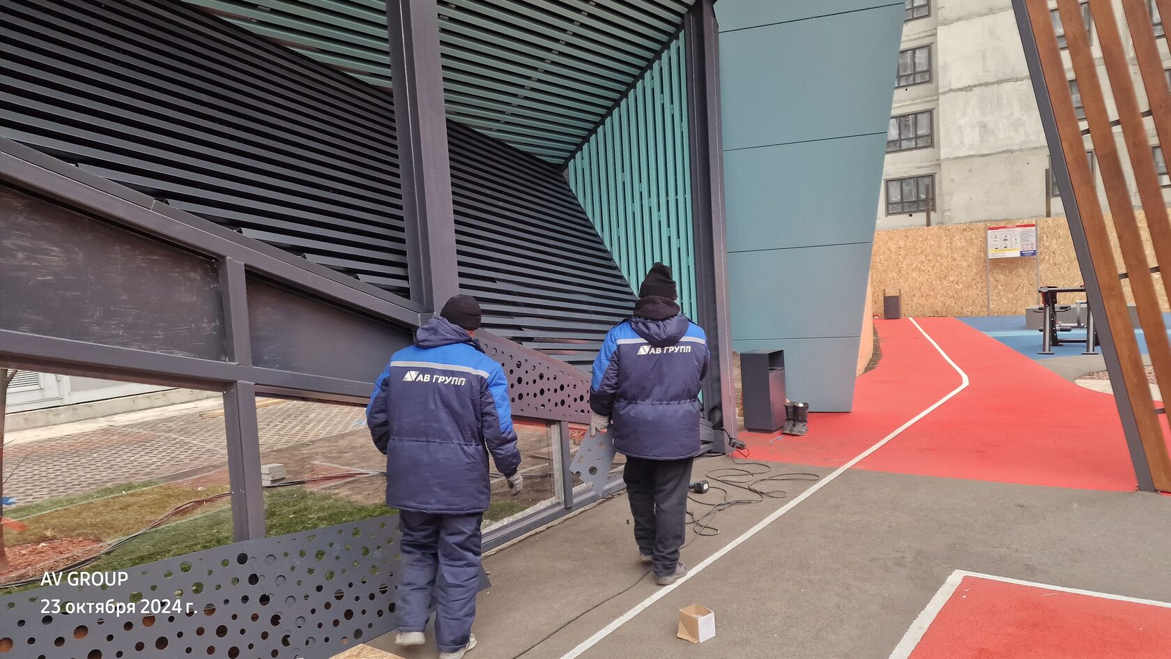 Фасад стадиона