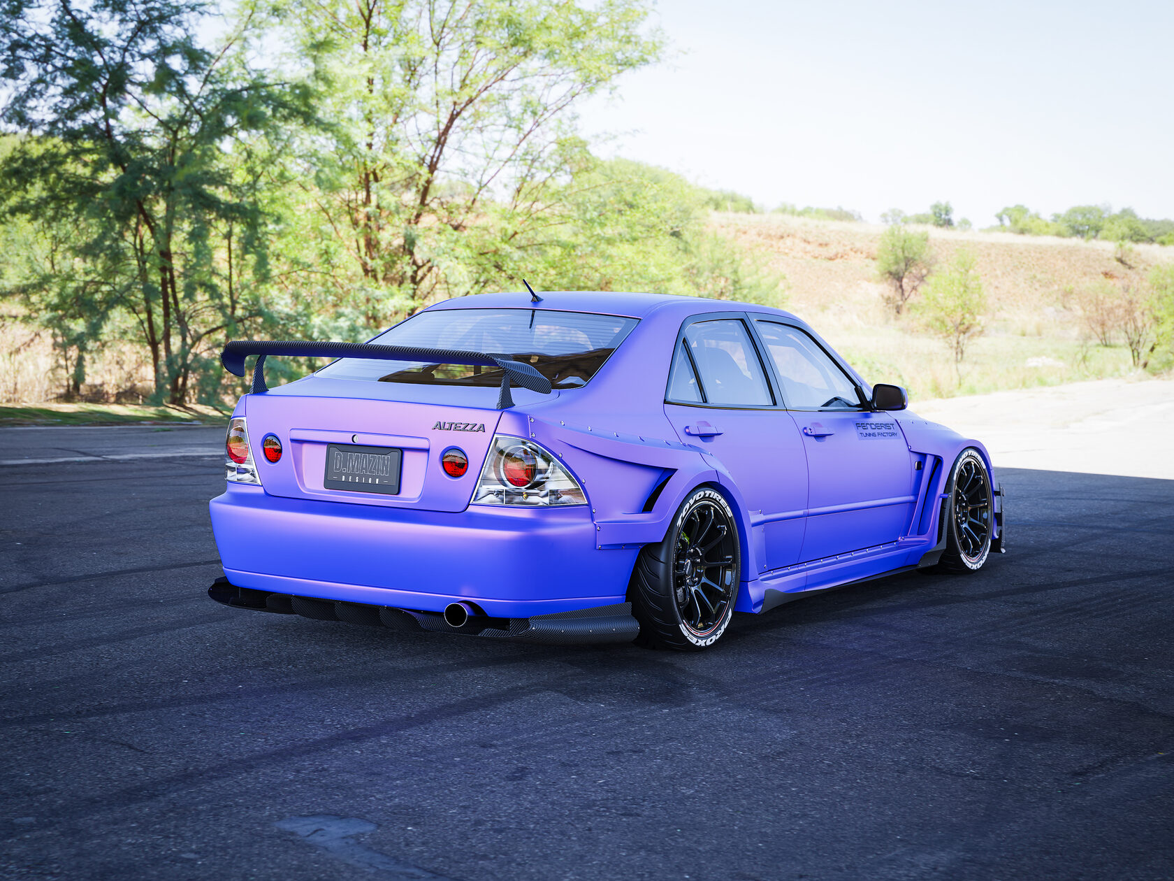 FENDERIST SPEC S GRIP 60mm / WIDE BODY KIT FENDER FLARES SET TOYOTA ...