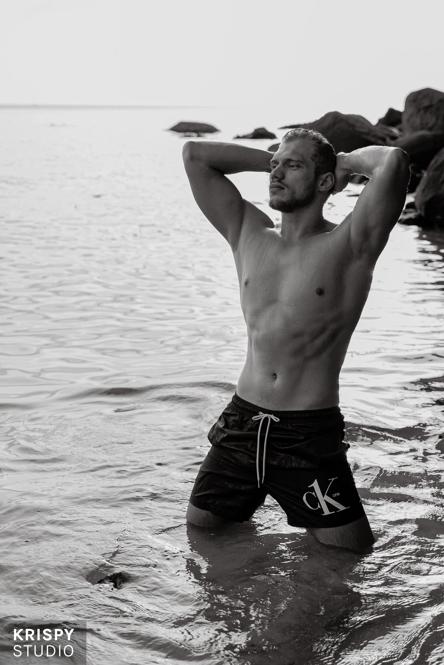 Спортивная фотосессия на пляже Пхукета для Calvin Klein