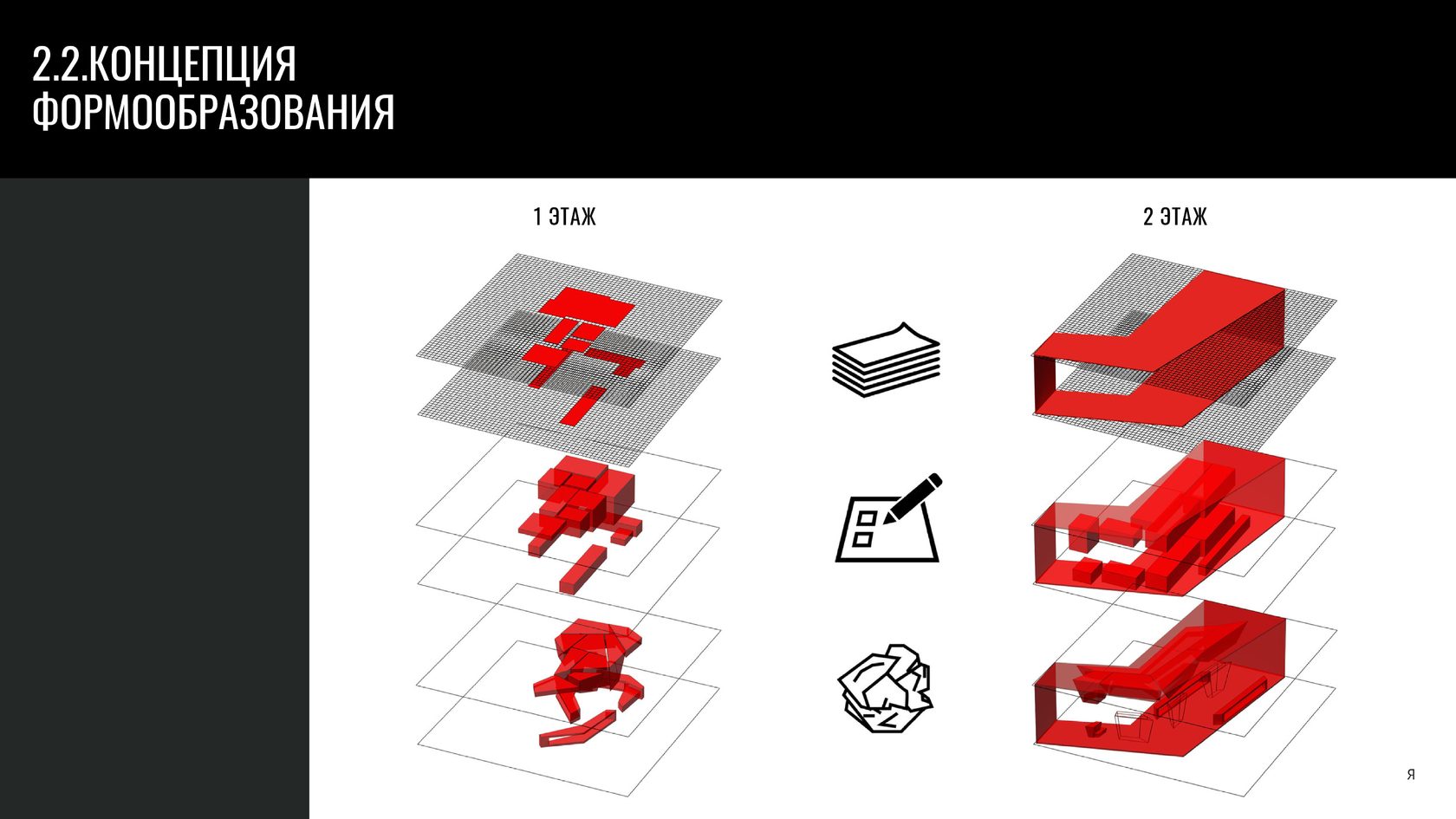 Схемы формообразования архитектура