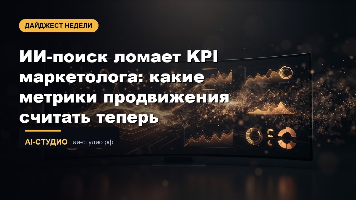 ИИ-поиск ломает KPI маркетолога: какие метрики продвижения считать теперь