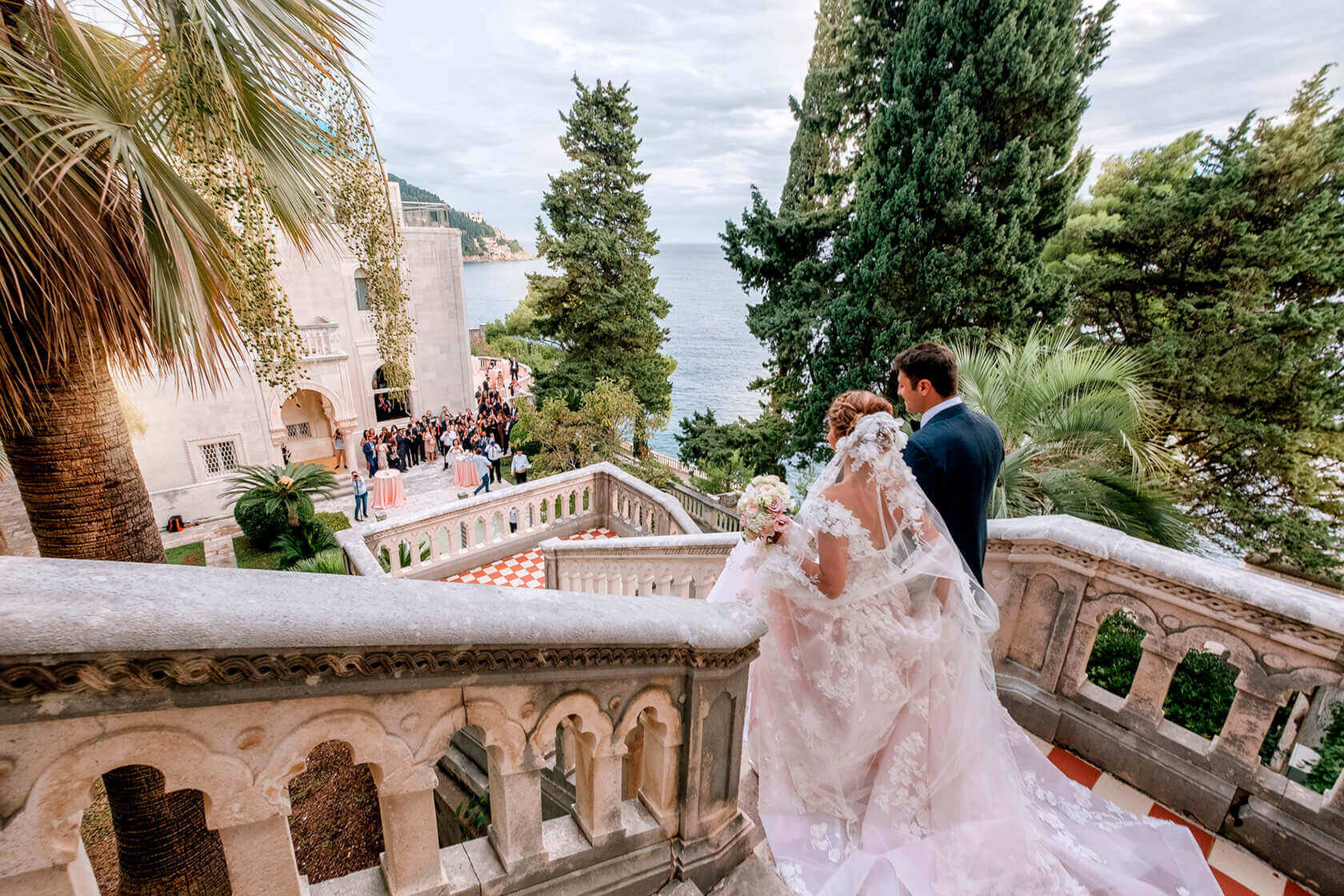 Свадьба на вилле в Хорватии на английском языке