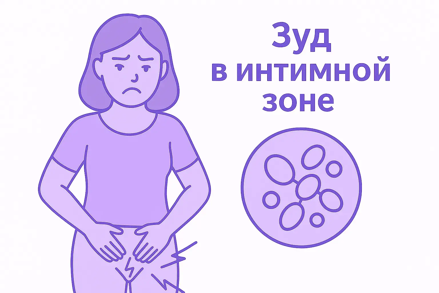 у женщины зуд в интимной зоне