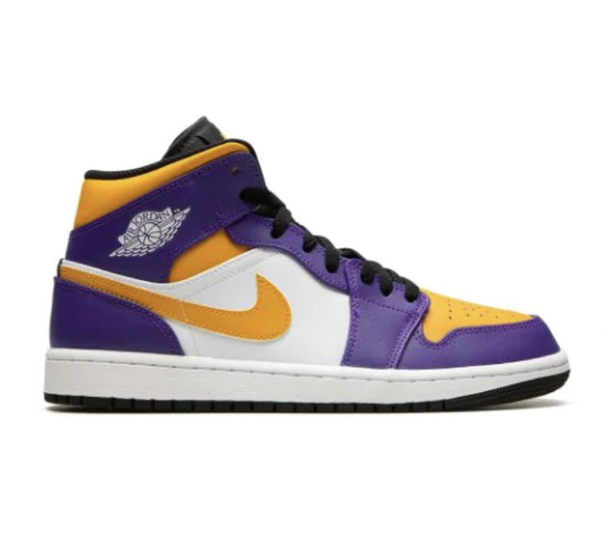 Кроссовки Nike Air Jordan 1 Mid &quot;Lakers&quot;